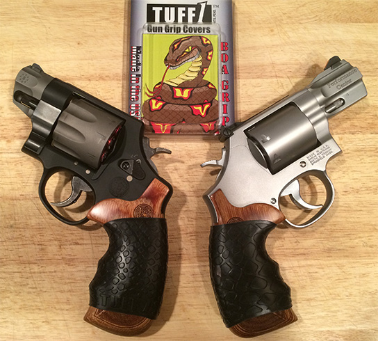 Black Boa TUFF1 - "Protects the factory wood grips and improves the feel of these 2 miniature hand cannons....love them !" ~M.B.