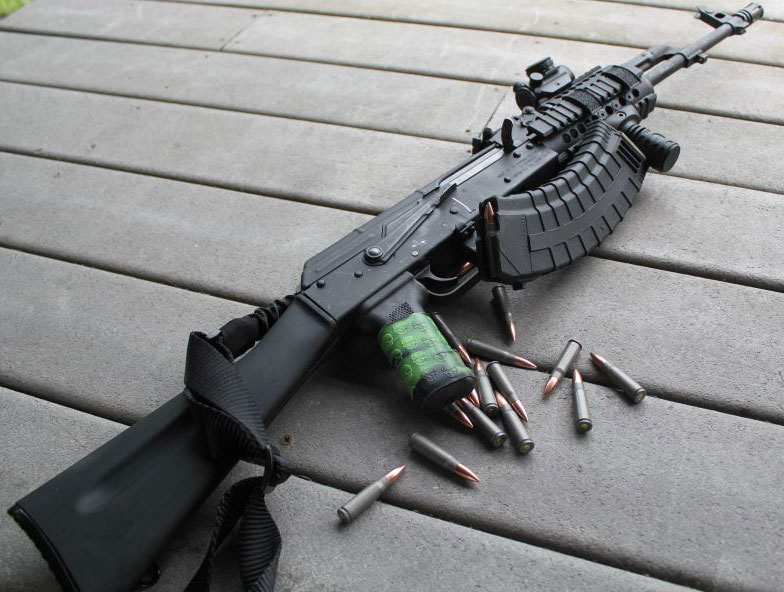 AK with TUFF1 Zombie Down! Grip - Pic2