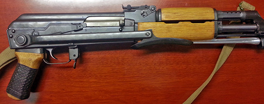 AK47 with TUFF1 Black Boa