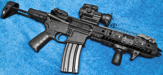 from B.P. 556 Photography -- AR-15 PDW with TUFF1 Black Death Grip