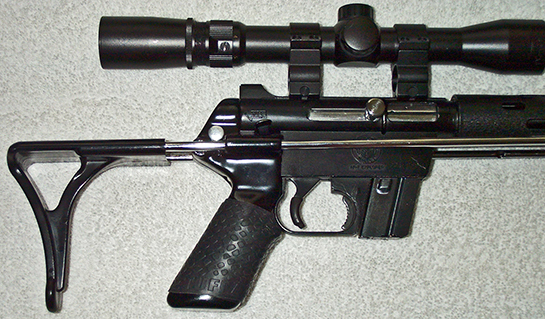 AR-7 with TUFF1 Black Boa on a Mitchell Stock Pistol Grip sent in from ~ A.C. "I like the look and feel and it does the job I wanted it for."