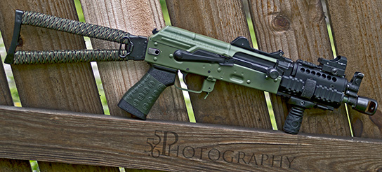 TUFF1 OD Green Death Grip on an Arsenal 106UR-SBR - from B.P.