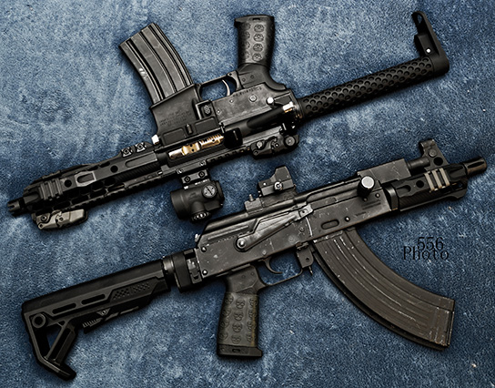2 PDW's with Black TUFF1 Death Grip on each - from B.P
