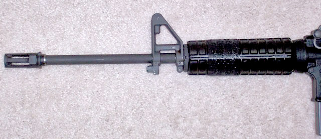 TUFF1 Boa Black on Colt Carbine handguard