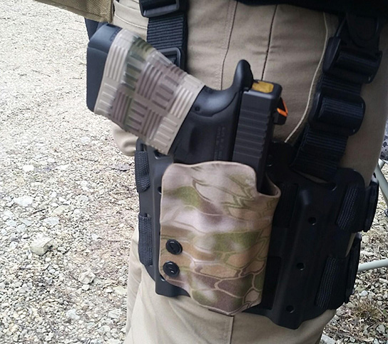 Glock with A-TACS AU @Zombie Shooters United - Knob Creek KY