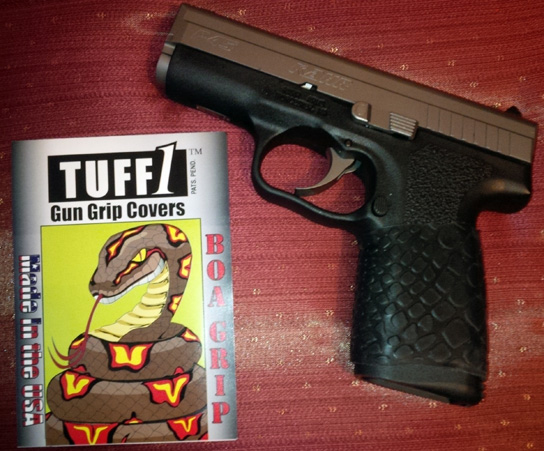 Kahr P45 with TUFF1 Black Boa Grip