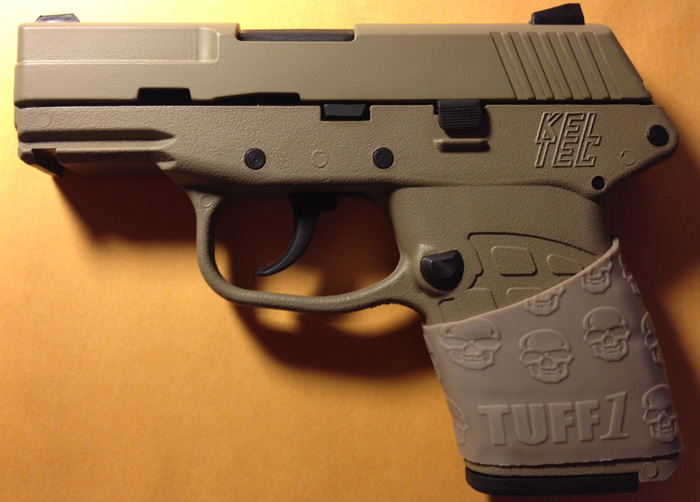 Keltec PF9 with Desert Tan TUFF1