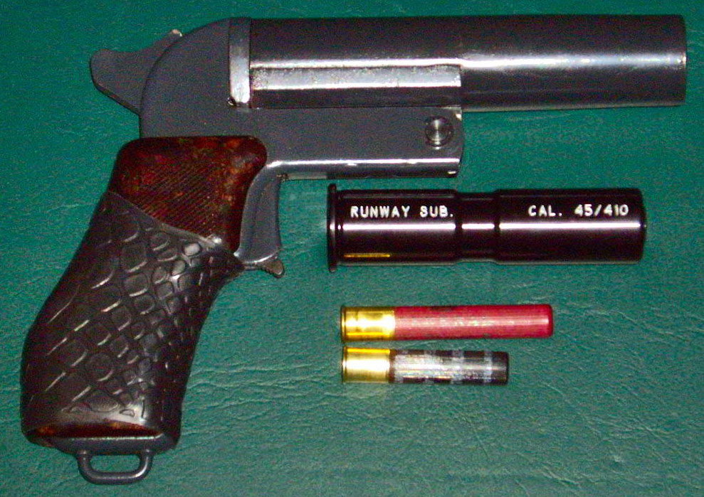 Czech VZ44 26.5mm flare gun with TUFF1 Black Boa 