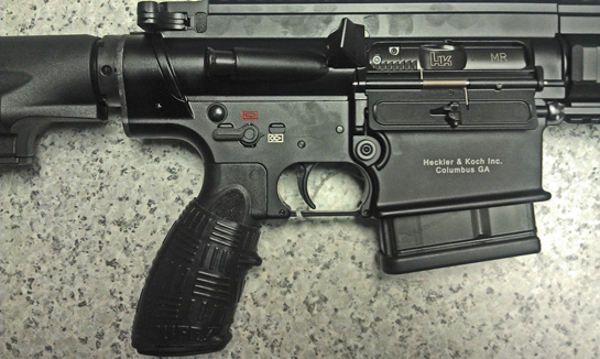 H&K MR762A1 with Black TUFF1 Double Cross Grip