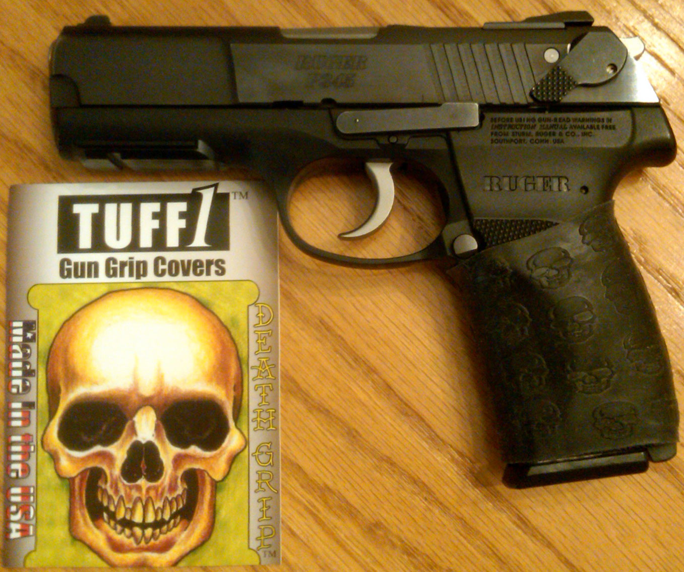 Ruger P345 with Black TUFF1 Death Grip