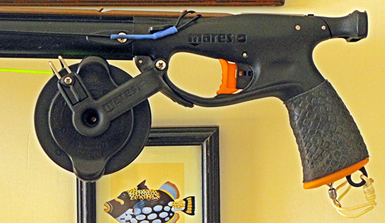 TUFF1 Black Boa on Mares speargun sent to us from R.H. in Mexico