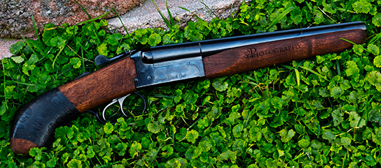 B.P.'s .410 Little Zombie Killer with TUFF1 Black Death Grip