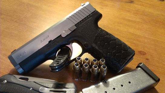 "WOW!! Great product...I will be getting more" - TUFF1 Black Boa on Kahr CW45 .45acp