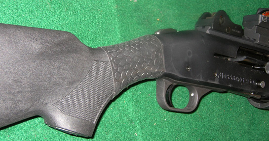 Side view - TUFF1 Black Boa on Mossberg 930 SPX 12ga shotgun 