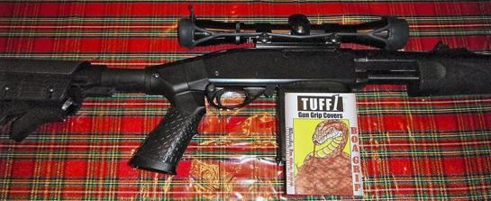 TUFF1 Boa Grip Black on Remington 7600 30-06. I am VERY pleased with them.