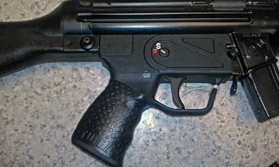TUFF1 Boa Black on HK MP5 Clone