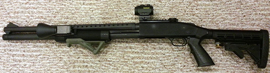 TUFF1 Boa Black on Mossberg 500
