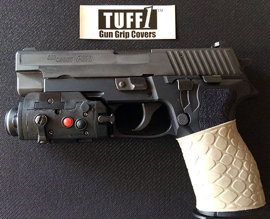 TUFF1 Desert Tan Boa on Sig P226 from ~J.J.