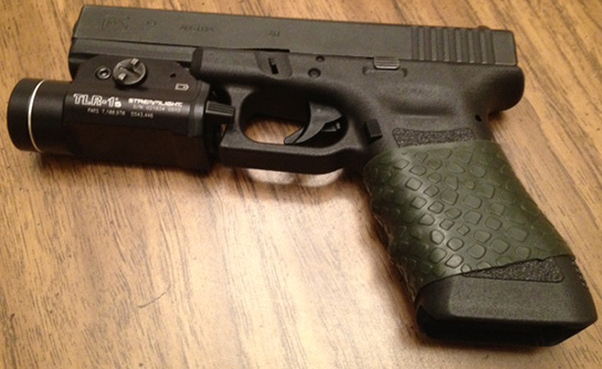 Glock 22 with TUFF1 OD Green Boa - "Awesome product. Definitely making this a regular on any future firearms. Thanks." ~S.Y.