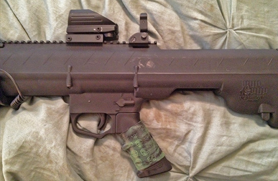 TUFF1 Zombie Down! on Mossberg 500 Bullpup ~ from K.U.