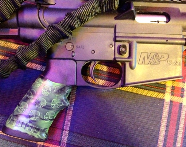 TUFF1 Zombie Down! on M&P 15-22