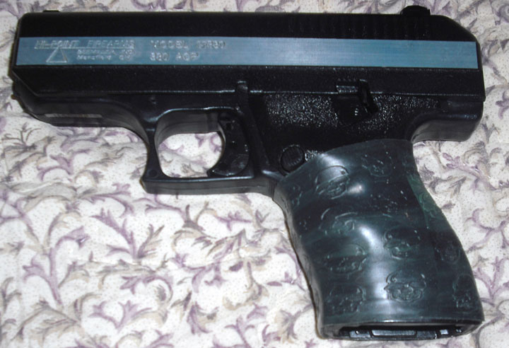 Hi Point CF380 with TUFF1 Zombie Down grip