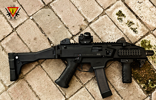 CZ EVO with TUFF1 Black Death