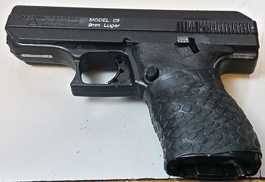 From W.M. ~ Hi-Point C9 with TUFF1 Black Boa Grip