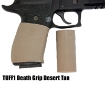 TUFF1 Death Grip texture in Desert Tan on Sig