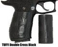 TUFF1 Double Cross texture in Black on Sig