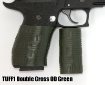 TUFF1 Double Cross texture in OD Green on Sig