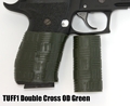 TUFF1 Double Cross texture in OD Green on Sig