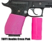 TUFF1 Double Cross texture in Pink on Sig
