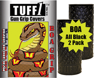 Picture of All Black 2 Pack TUFF1 Gun Grip  - Boa