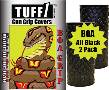 Show details for All Black 2 Pack TUFF1 Gun Grip  - Boa Picture of All Black 2 Pack TUFF1 Gun Grip  - Boa