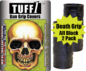 Show details for All Black 2 Pack TUFF1 Gun Grip  - Death Grip Black Picture of All Black 2 Pack TUFF1 Gun Grip  - Death Grip Black