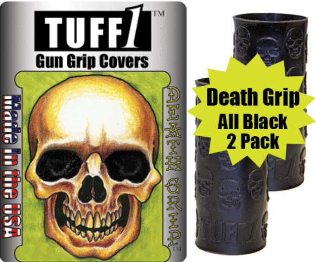 Picture of All Black 2 Pack TUFF1 Gun Grip  - Death Grip Black