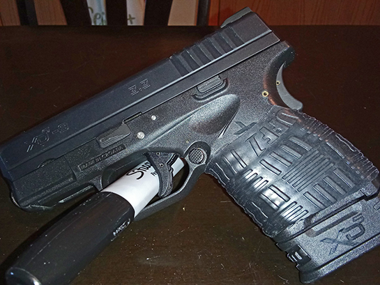 Sent in by D.M. ~This replaced the rubber Talon Grips for my Springfield Armory XD-s.  I find Tuff1 grips to be superior.  These grips saved me from buying the newer version XD-s.