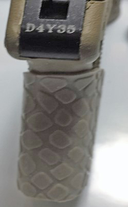 Kel Tec P32 with Desert Tan TUFF1 Boa Grip - trimmed to fit