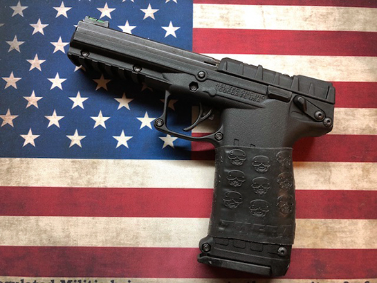 Kel-Tec PMR-30 with TUFF1 Black Death Grip. Sent in by S.H. "Love the grip on my Kel-Tec PMR-30! Can’t wait to try it out. Will definitely recommend to friends"