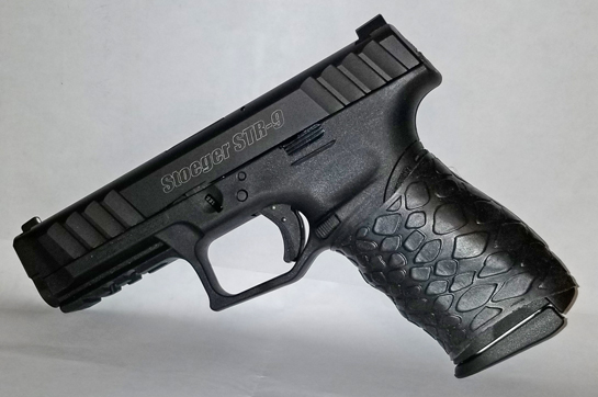 PJB sent us a photo of his Stoeger STR-9 with TUFF1 Black Boa grip.