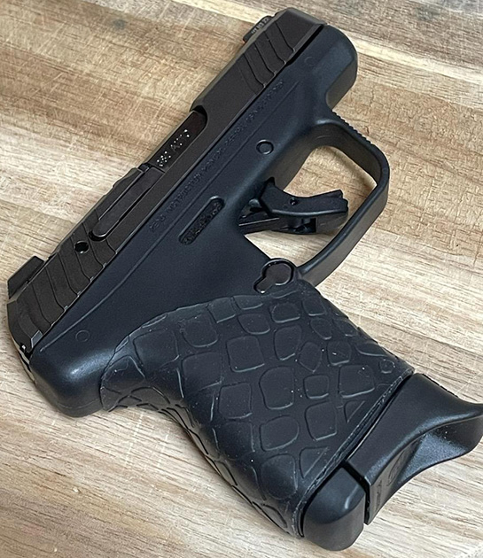 Ruger LCP MAX 380 with Black TUFF1 Boa Grip sent in by ~ R.W.N.